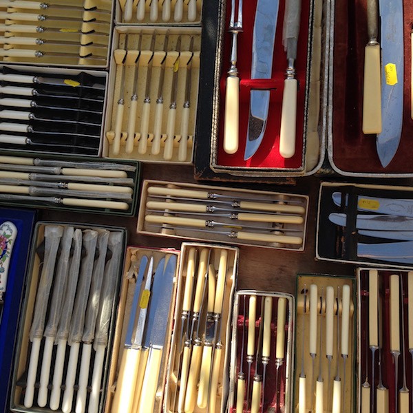 silver cutlery bermondsey square market