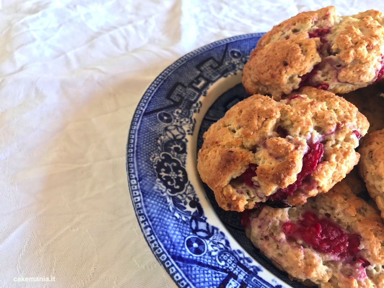 scone ai lamponi e ricotta